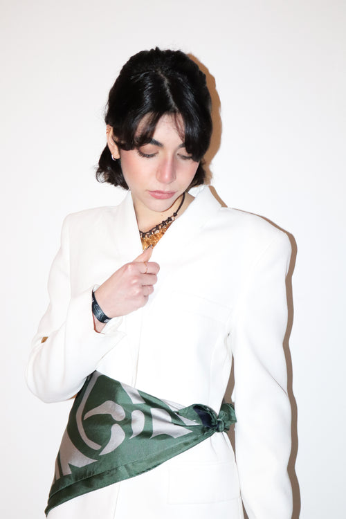 FOULARD QUADRATO IN TWILL DI SETA