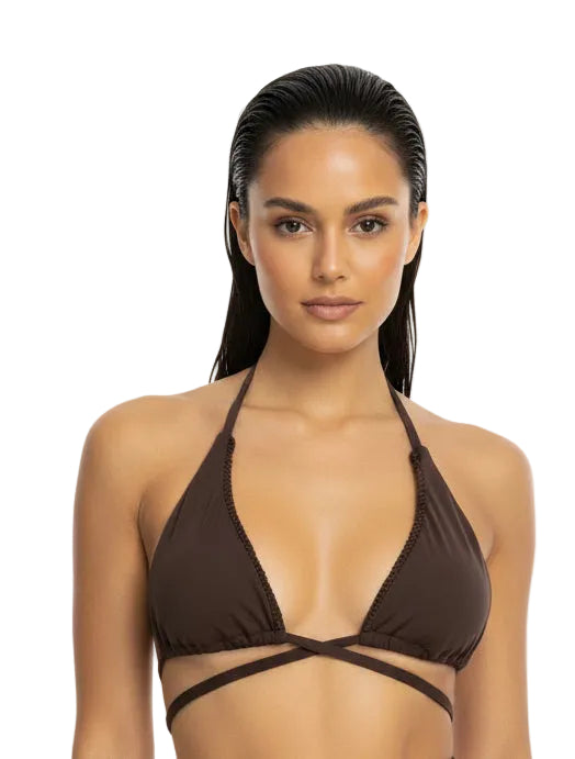 BIKINI TRIANGOLARE CON INTRECCIO