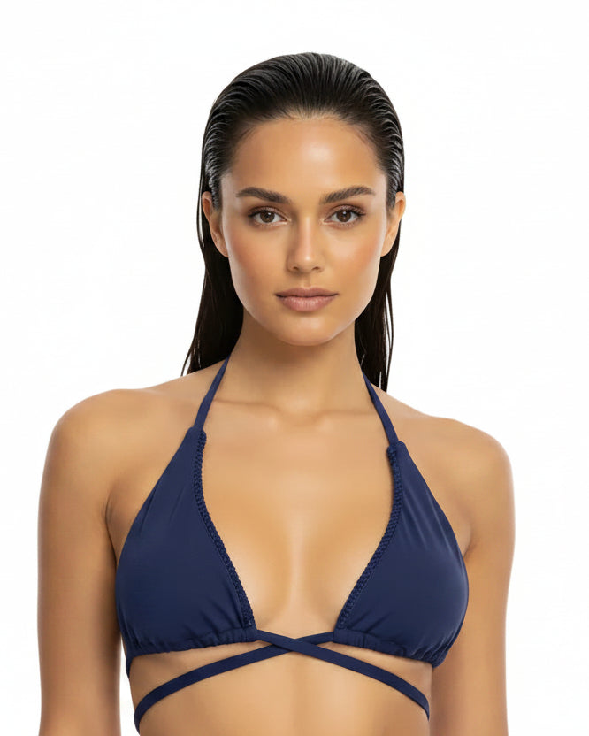 BIKINI TRIANGOLARE CON INTRECCIO